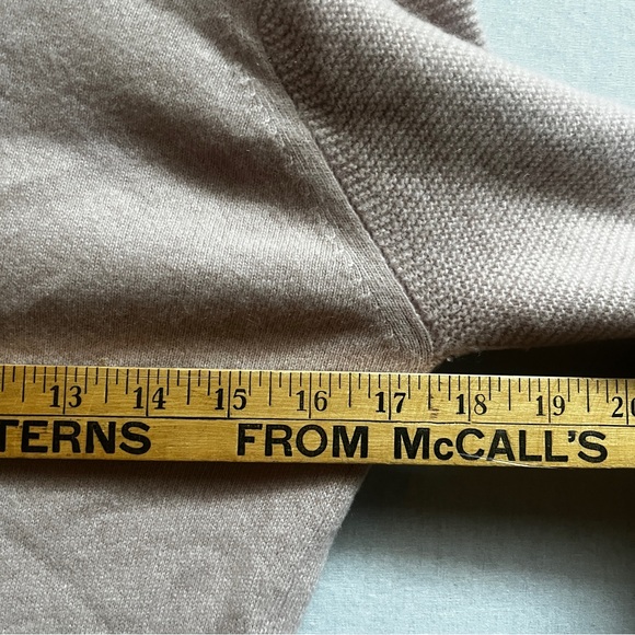 Vintage Valerie Louthan 100% Cashmere V- Neck Sweater big sleeves Sz S - Picture 5 of 7